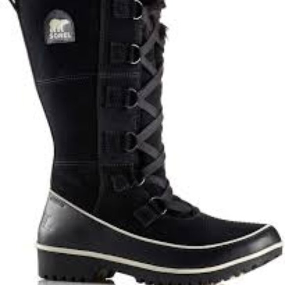 Sorel- Women's Tivoli IV Tall Winter Boots - Black - Picture 1 of 1